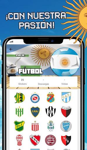 Argentine Stickers - Image screenshot of android app