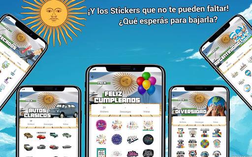 Argentine Stickers - Image screenshot of android app