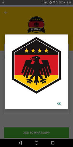 Germany Stickers for WhatsApp - Image screenshot of android app