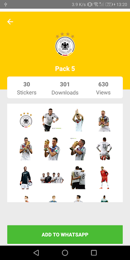 Germany Stickers for WhatsApp - Image screenshot of android app