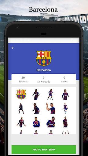 Soccer Stickers for WhatsApp - Image screenshot of android app