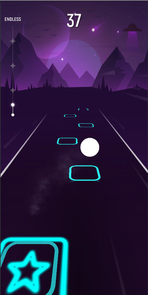 Astronomia Dancing Tiles Hop B - Gameplay image of android game