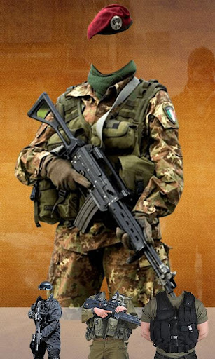 Photofunia 2024 army dress