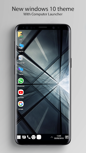 Computer Launcher for Windows Theme - عکس برنامه موبایلی اندروید