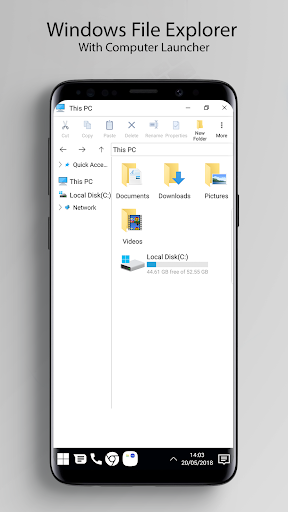 Computer Launcher for Windows Theme - عکس برنامه موبایلی اندروید