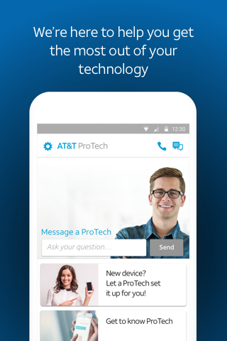 AT&T ProTech - عکس برنامه موبایلی اندروید