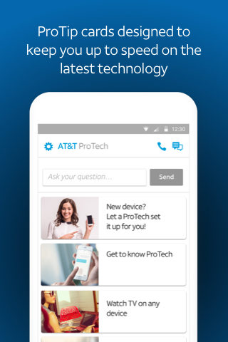 AT&T ProTech - Image screenshot of android app