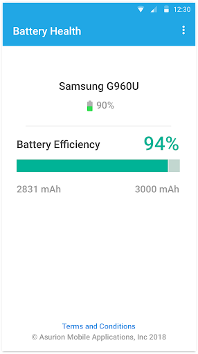 Battery Health Check - Image screenshot of android app