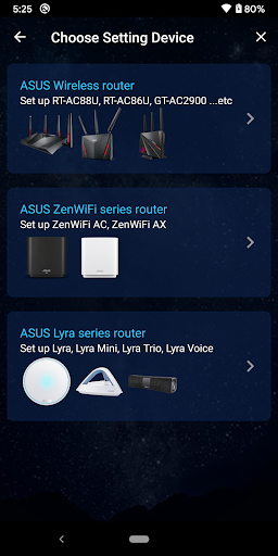 ASUS Router - Image screenshot of android app