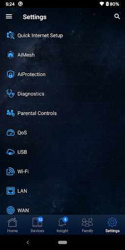 ASUS Router - عکس برنامه موبایلی اندروید