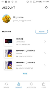 MyASUS - Service Center - عکس برنامه موبایلی اندروید