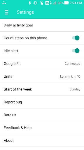ASUS ZenFit - Image screenshot of android app