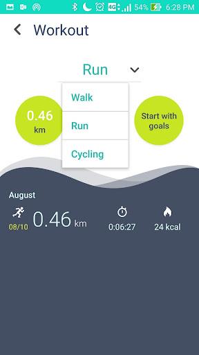 ASUS ZenFit - Image screenshot of android app