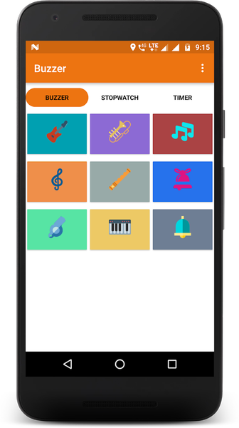 Buzzer, Stopwatch & Timer - Image screenshot of android app