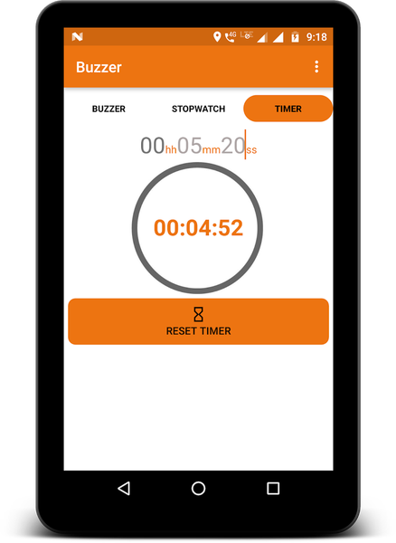 Buzzer, Stopwatch & Timer - Image screenshot of android app
