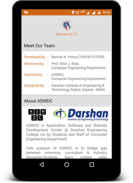 Buzzer, Stopwatch & Timer - Image screenshot of android app