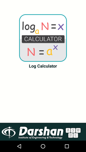 Log Calculator - Image screenshot of android app