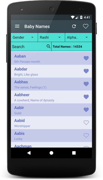 Baby Names - Image screenshot of android app