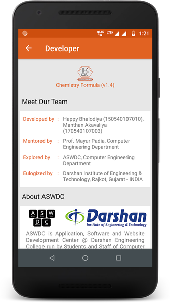 Chemistry Formula - Image screenshot of android app