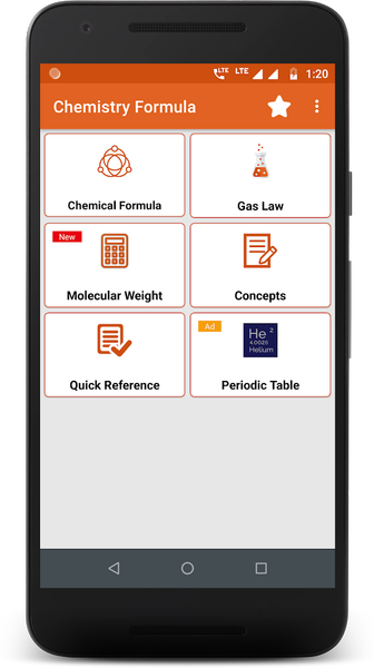 Chemistry Formula - Image screenshot of android app