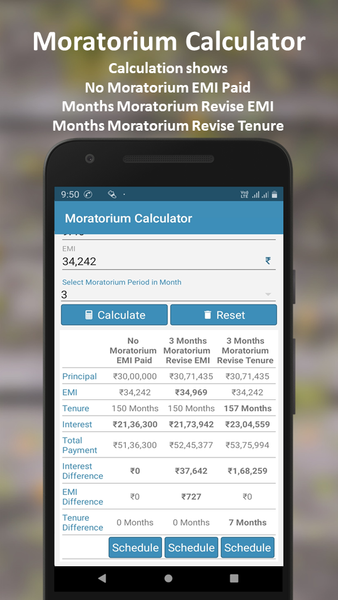 EMI Calculator - Image screenshot of android app
