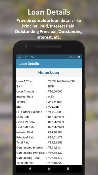 EMI Calculator - Image screenshot of android app