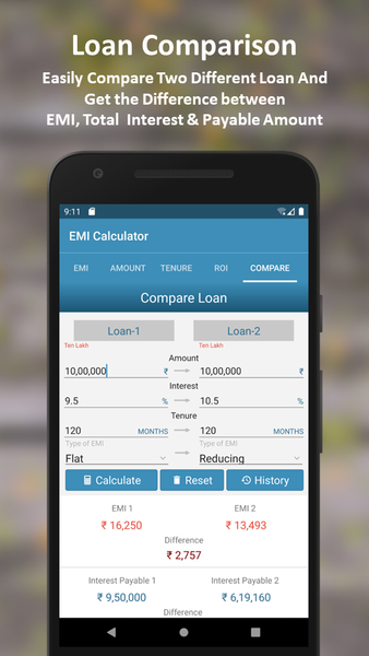 EMI Calculator - Image screenshot of android app