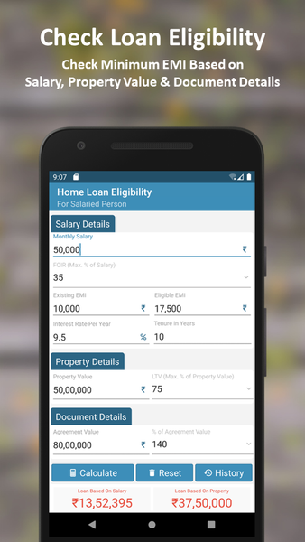 EMI Calculator - Image screenshot of android app