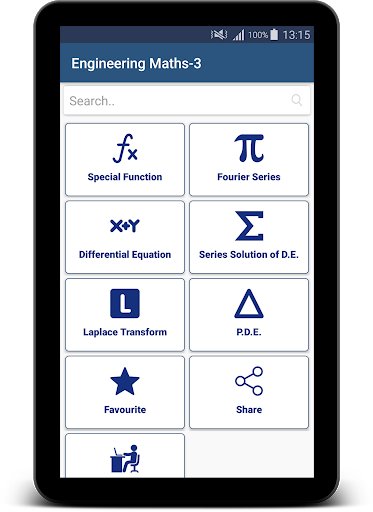 Engineering Mathematics 3 - Image screenshot of android app