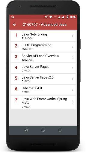 GTU MCQ - Image screenshot of android app