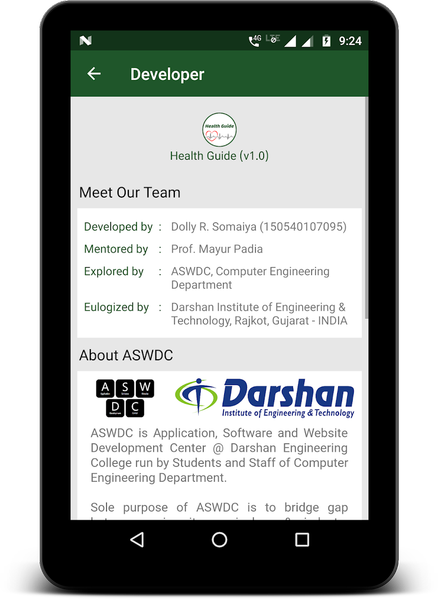 Health Guide - Image screenshot of android app