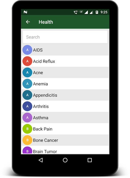 Health Guide - Image screenshot of android app