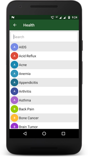 Health Guide - Image screenshot of android app