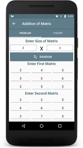Linear Algebra - Image screenshot of android app