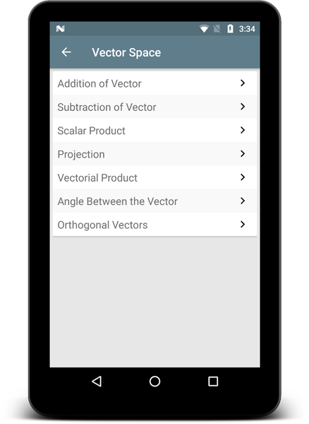 Linear Algebra - Image screenshot of android app