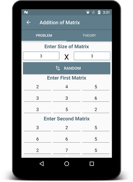 Linear Algebra - Image screenshot of android app