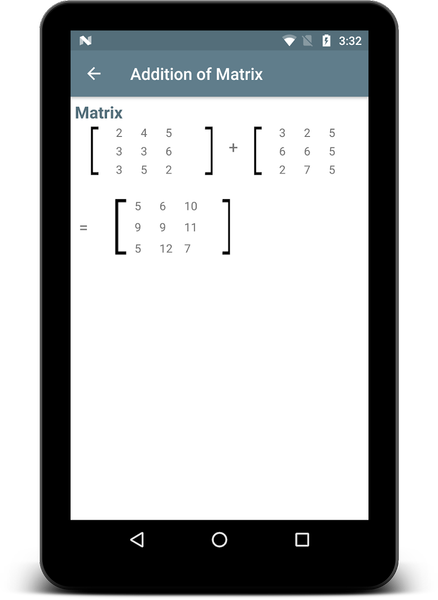 Linear Algebra - Image screenshot of android app