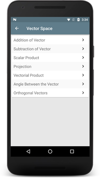 Linear Algebra - Image screenshot of android app