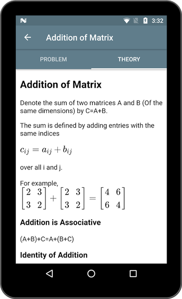 Linear Algebra - Image screenshot of android app