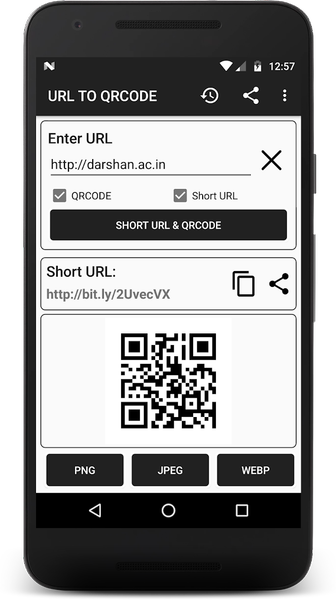 QR Code Generator - Image screenshot of android app