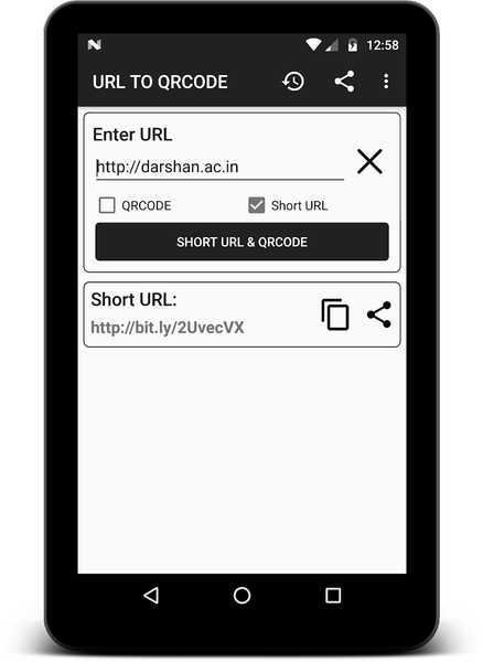 QR Code Generator - Image screenshot of android app