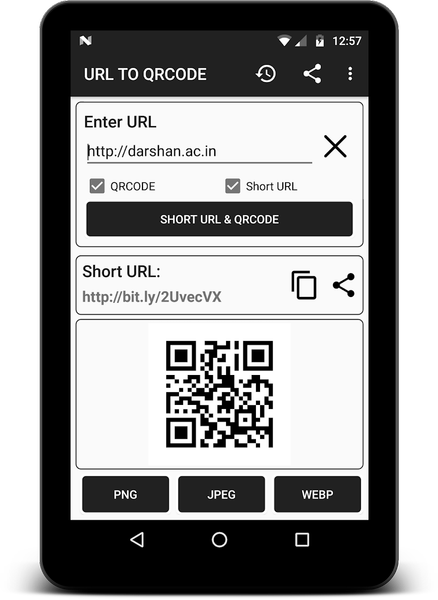 QR Code Generator - Image screenshot of android app