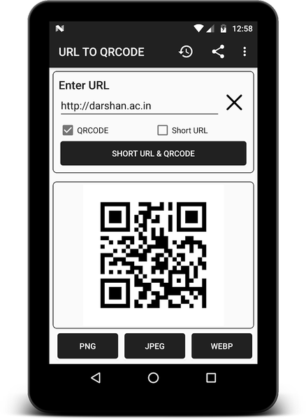 QR Code Generator - Image screenshot of android app