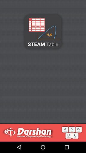 Steam Table - Image screenshot of android app