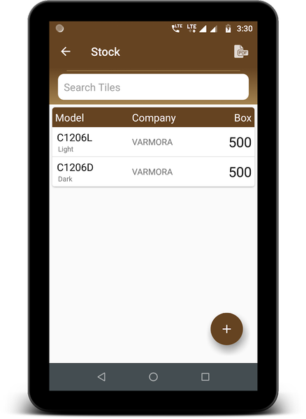 Tiles Calculator - Image screenshot of android app