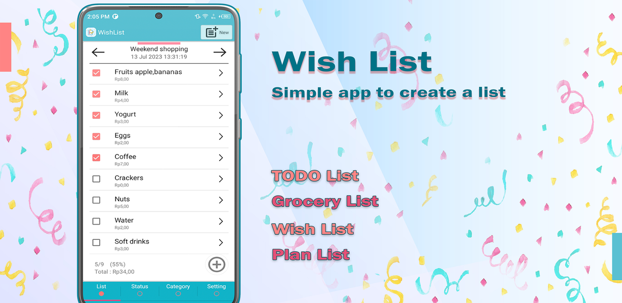 Wish List - Image screenshot of android app