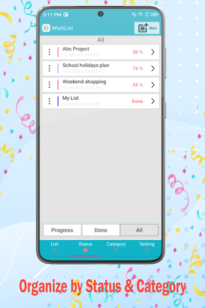 Wish List - Image screenshot of android app