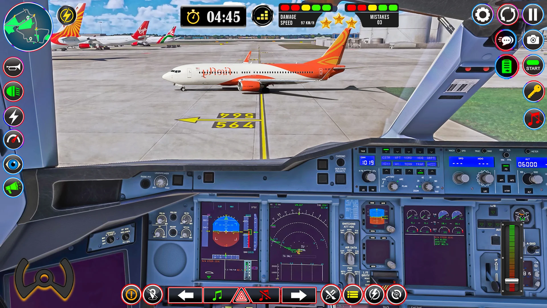 Flight Simulator Pilot Game 3D - Gameplay image of android game