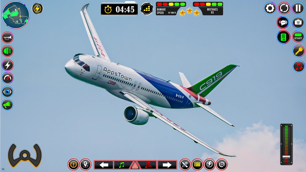 Flight Simulator Pilot Game 3D - Gameplay image of android game