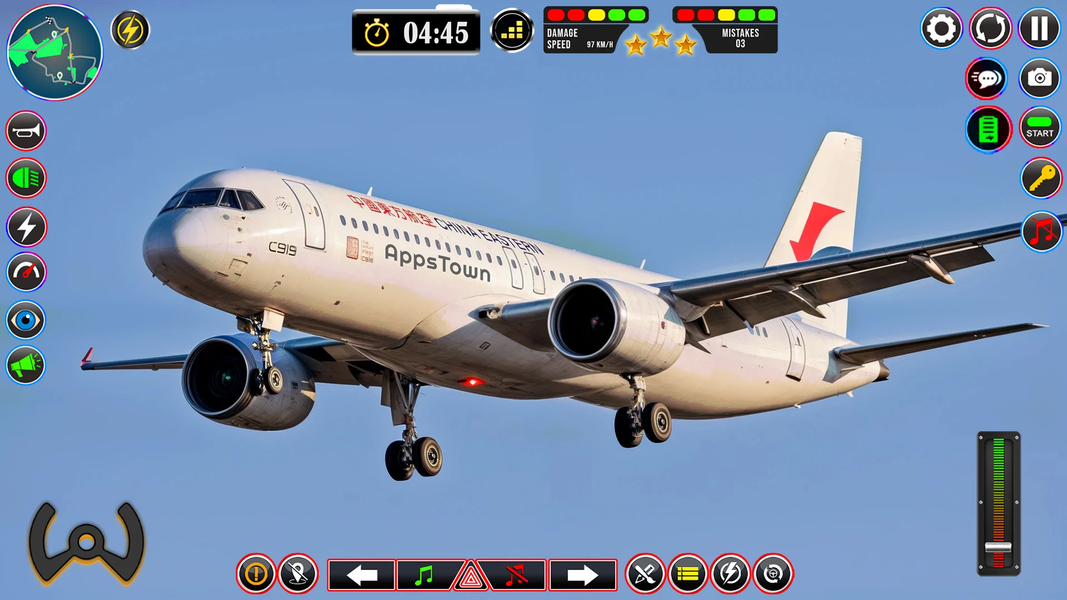 Flight Simulator Pilot Game 3D - Gameplay image of android game